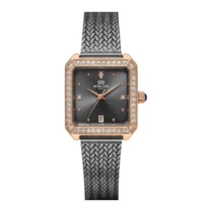 Roscani ROSWS153K4 Black Dial Stainless Steel Strap Analog Women Watch